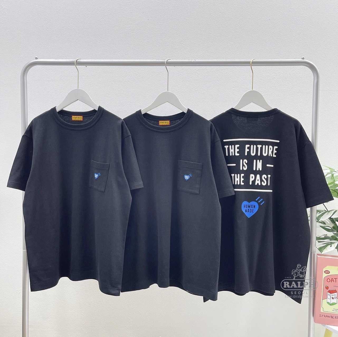 Human made Graphic T-Shirt (black/blue)