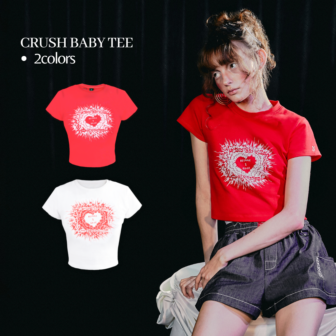 Merge Official - Crush Baby Tee (พร้อมส่ง)