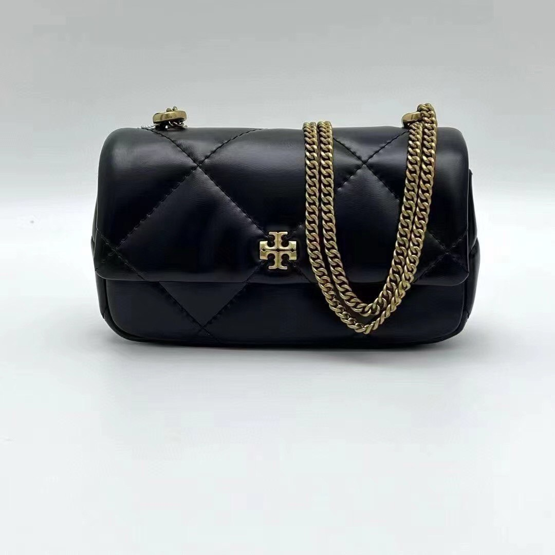 กระเป๋าสะพายTORY BURCH KIRA DIAMOND QUILT MINI FLAP LEATHER BAG​