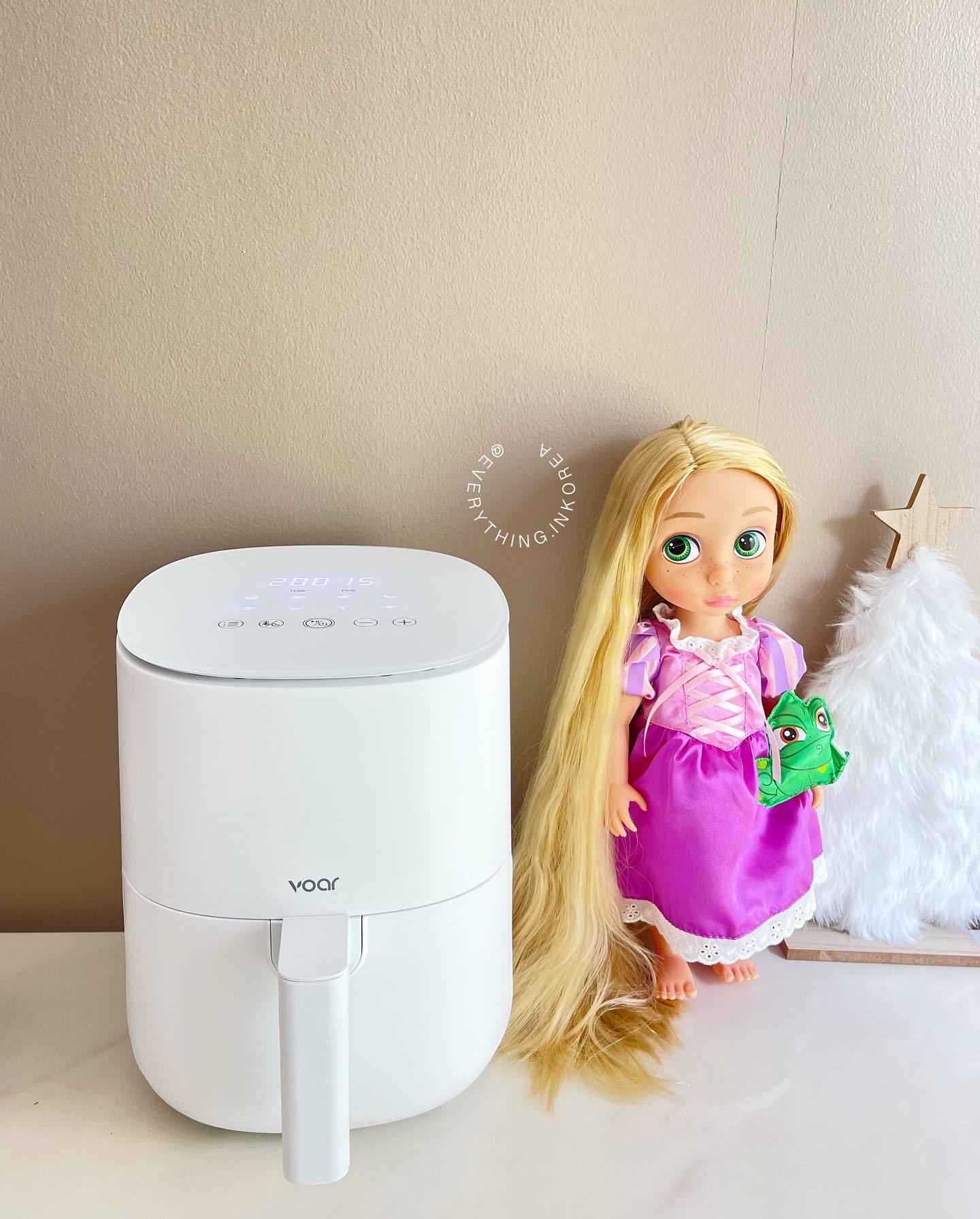 (พร้อมส่ง)VOAR AIRFRYER 2.5L ระบบดิจิตอล/เสียบใช้ไปไทยได้เลยไม่ต้องแปลงไฟ