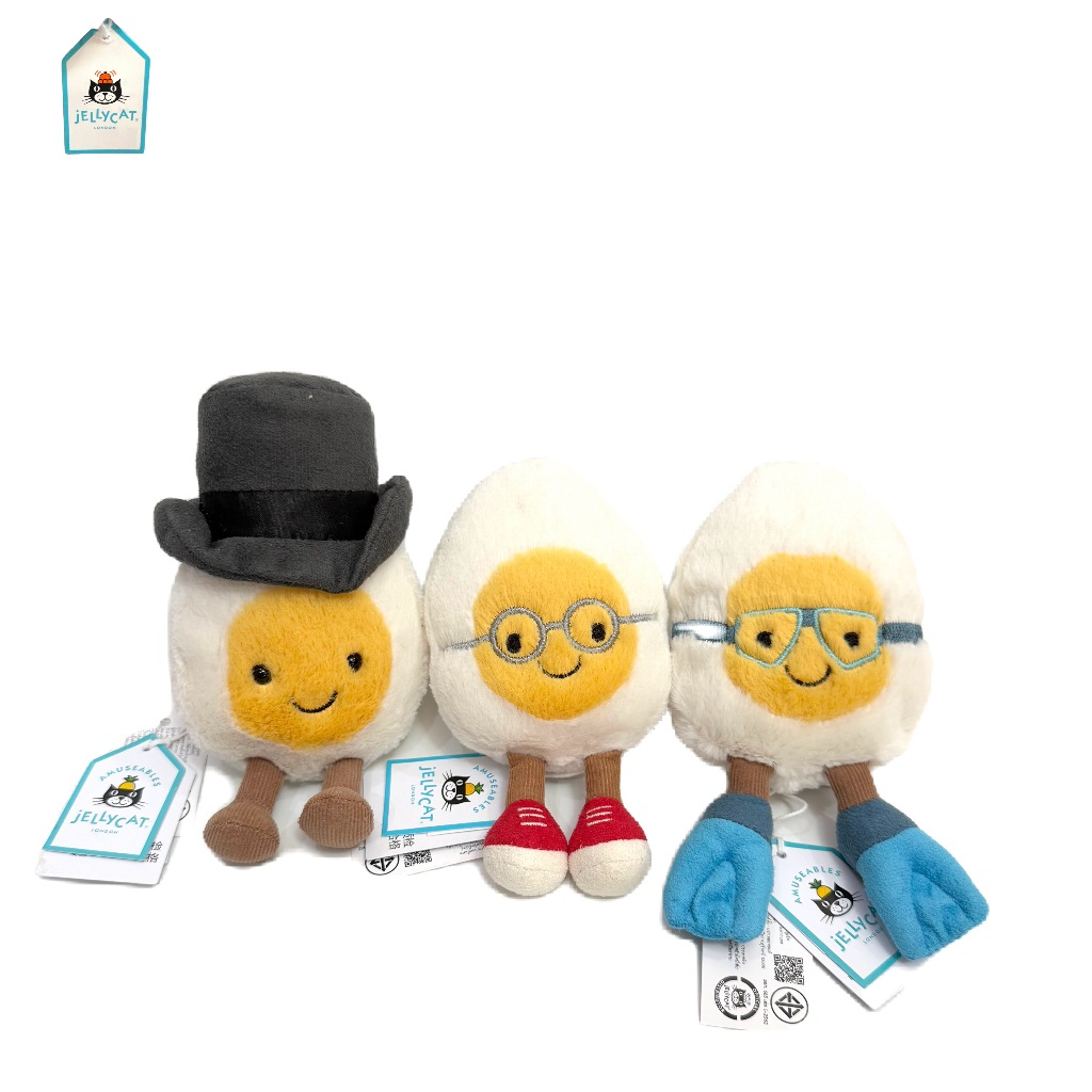 JELLYCAT ตุ๊กตาผ้าขน Boiled Egg Chic ของใหม่  ของแท้จาก London