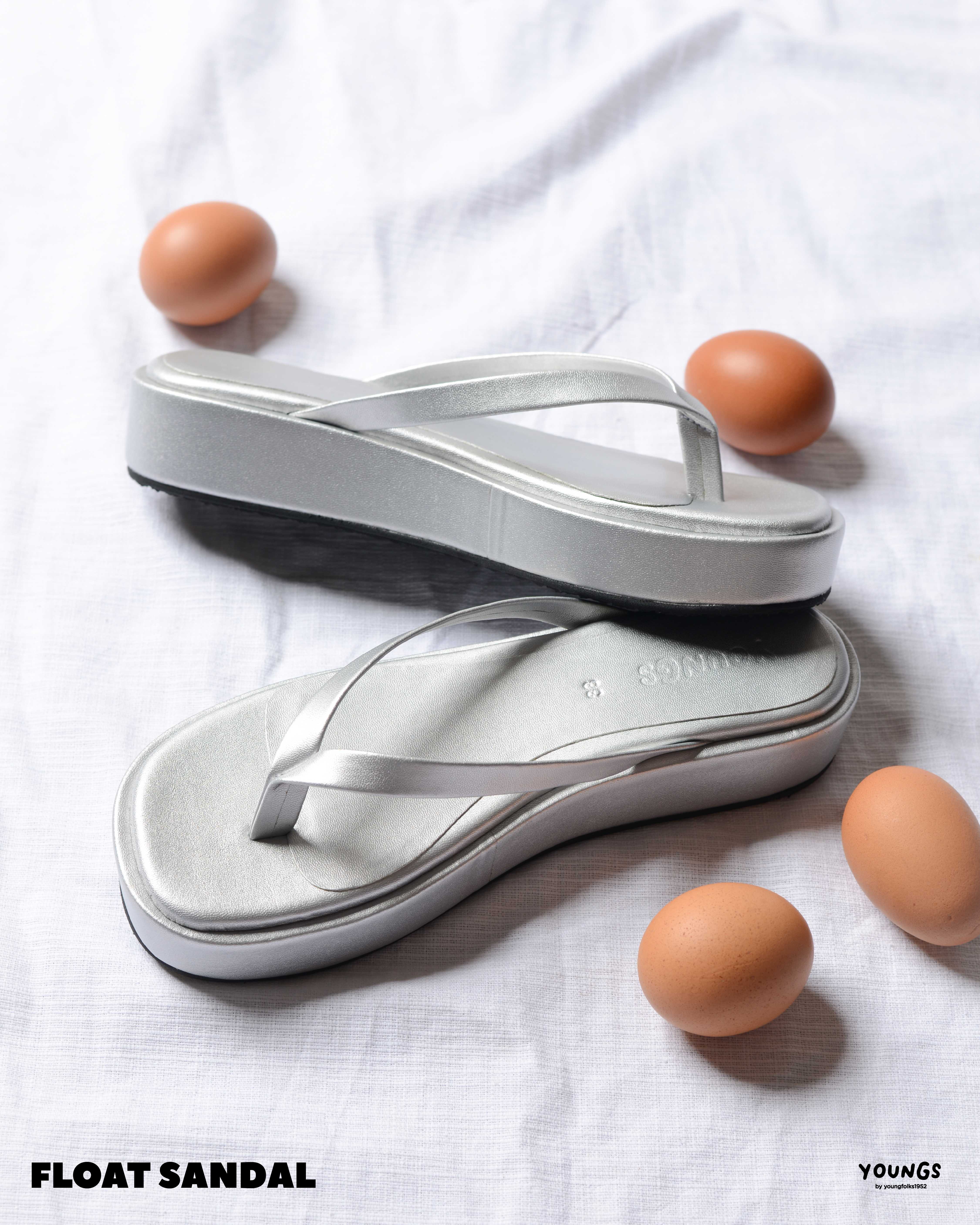 FLOAT SANDAL ( SILVER ) 💥 ( MADE TO ORDER 14-20 DAY ) 💥