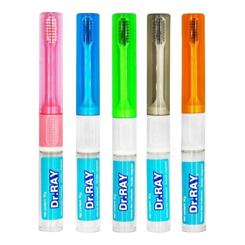 Dr.Ray Portable Integrated(Toothbrush+Toothpaste) 1ชุดD82