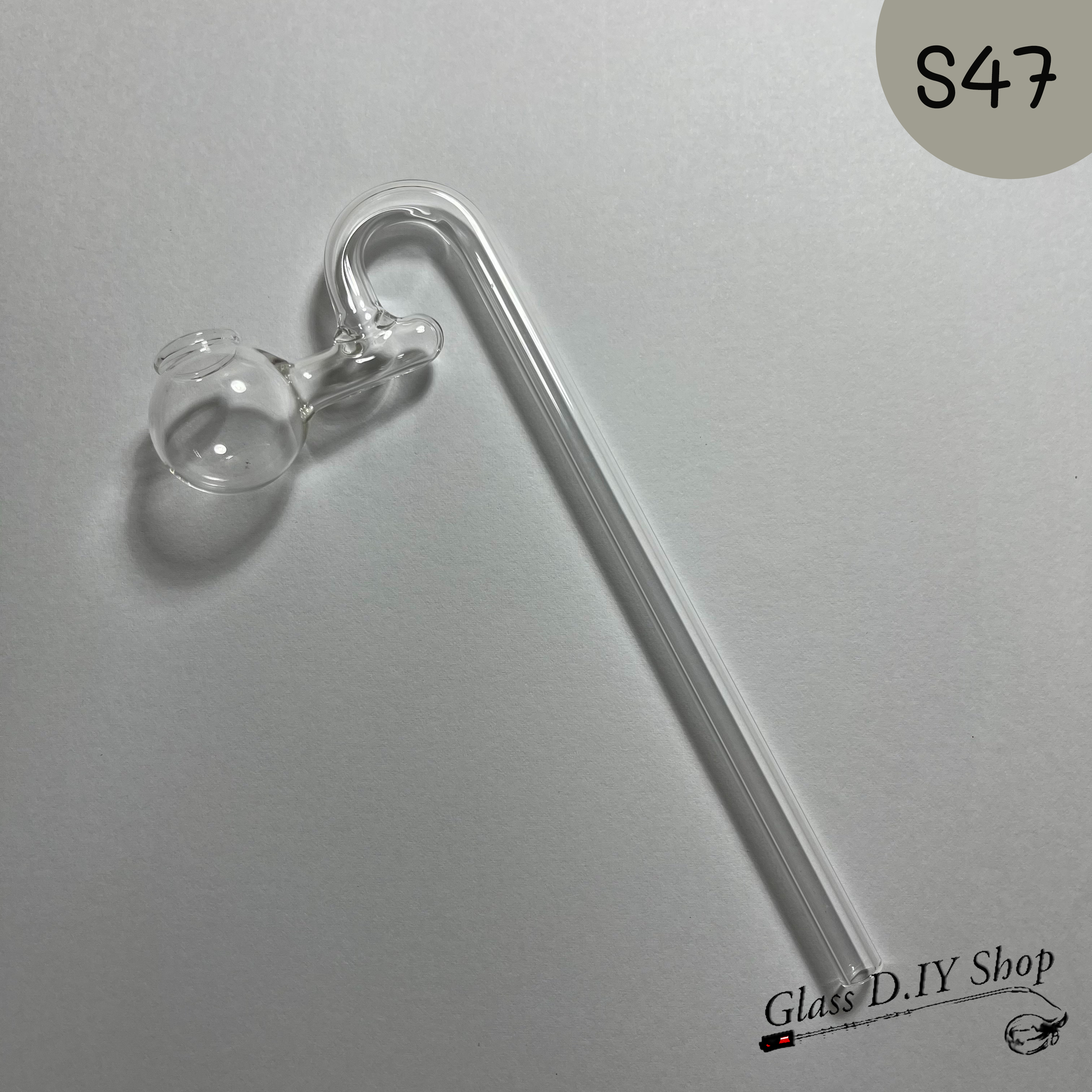S47 หลอดแก้วนกหวีดหางยาว