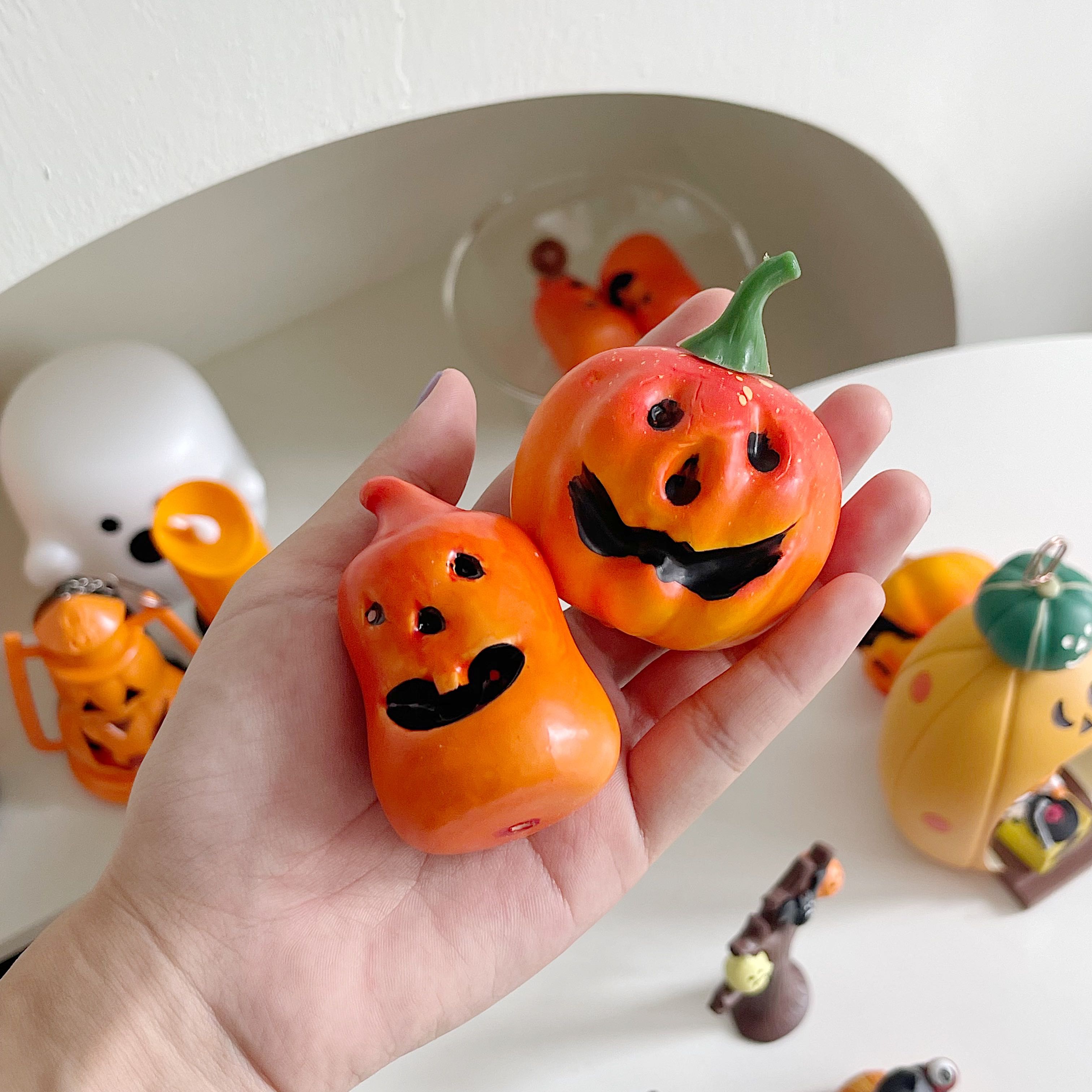 (พร้อมส่ง) พร็อพฟักทองจิ๋ว ไว้ตกแต่งถ่ายรูป🎃🧡