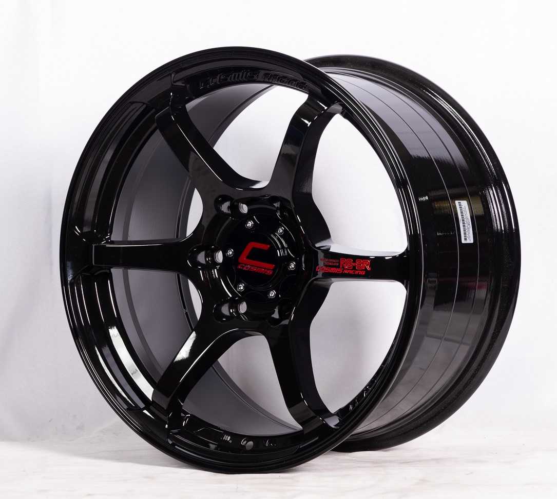แม็กซ์ RG-SR18X8.5 6x139.7 ET15CB.106.1 DEEPBLACK+XZ(R)(K)(สีดำพิเศษหยอดตัวหนังสือแดงที่ก้าน)Custom
