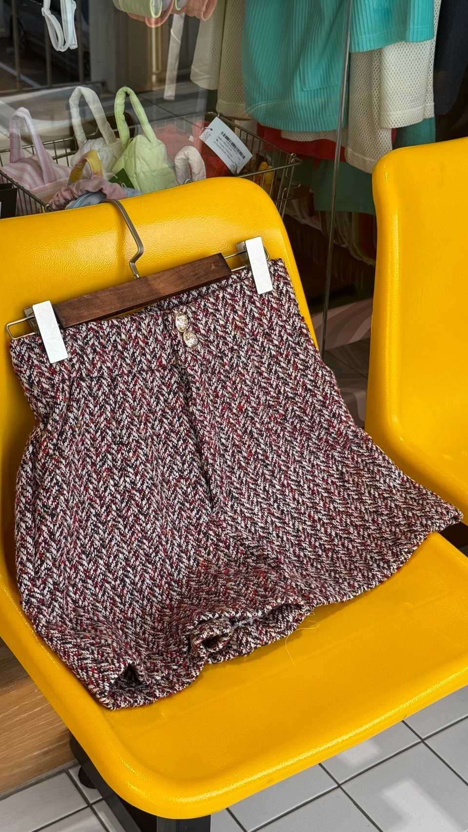 Fabric N'Friends-Tweed shorts