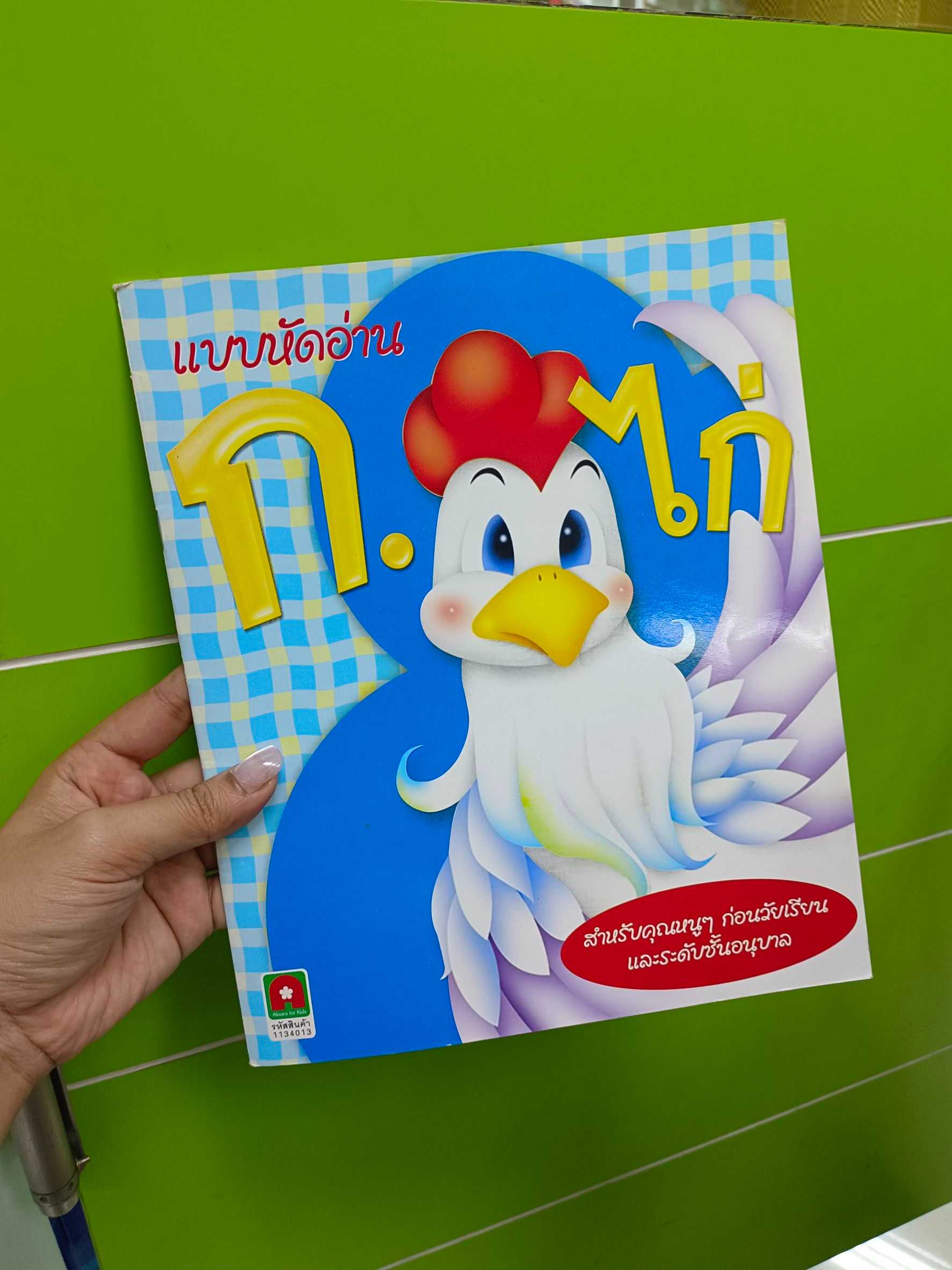 หนังสือเด็ก แบบหัดอ่าน ก.ไก่ ภาพสี
