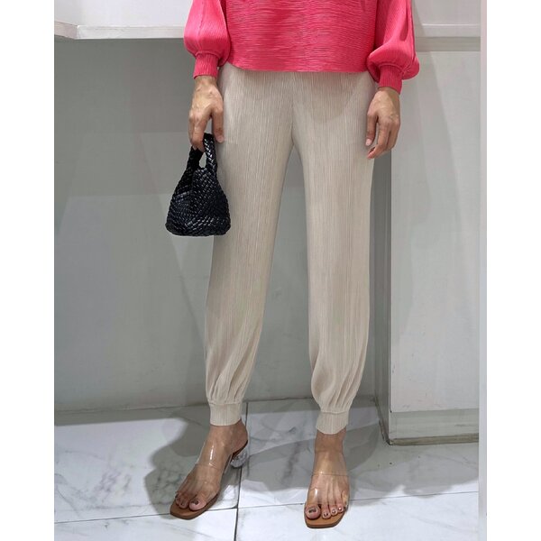 ยาว 36.5 นิ้ว!! 2MUAY รุ่น GJO11540 กางเกงพลีทคุณภาพ JOGGER PLEATED PANTS 7 สี FREE SIZE