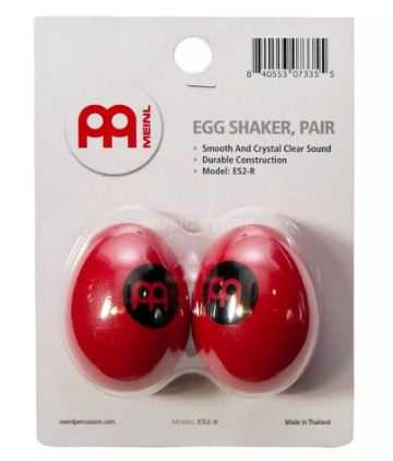 Meinl Egg Shaker Pair รุ่น ES2-RD Red ไข่เขย่า - สีแดง