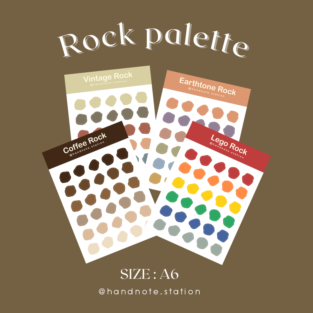 Rock palette sticker 