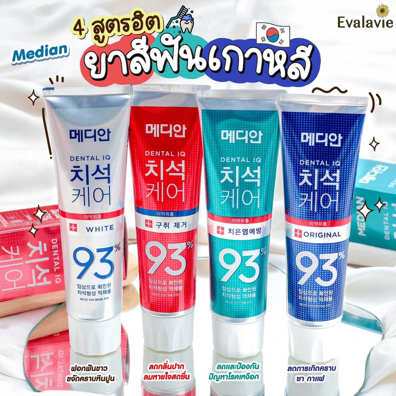 Median Dental IQ 120g. ยาสีฟันเกาหลีสุดฮิต
