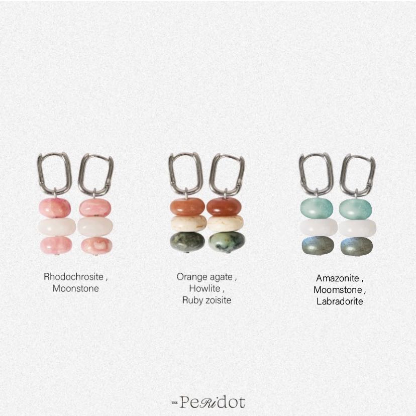 Bagel earrings - ความรัก / การงาน
