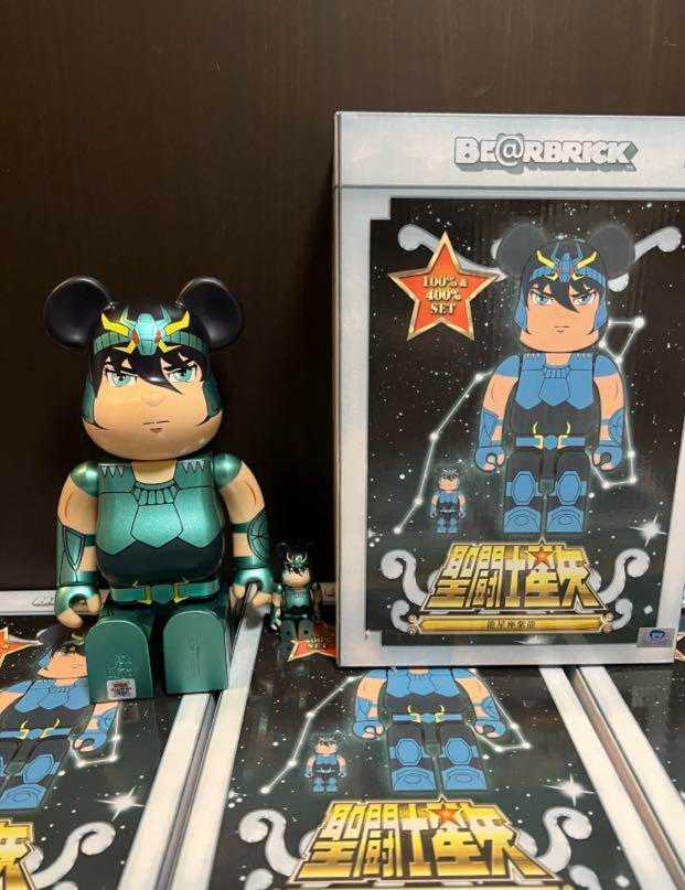 Be@rbrick Saint Seiya Dragon Shiryu 100% + 400%