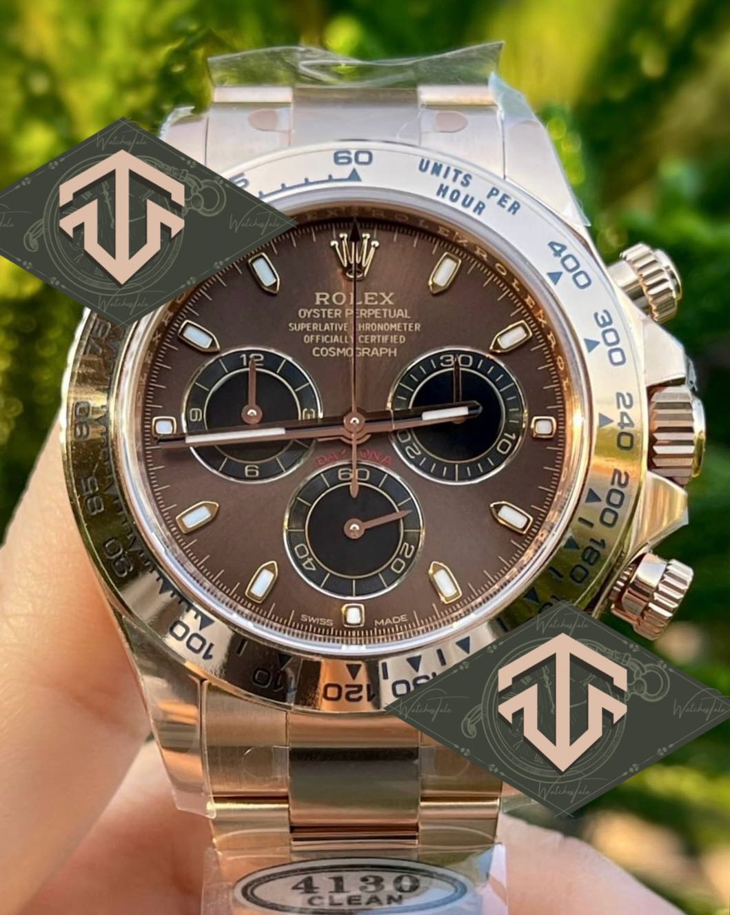 Rolex Daytona Full Rosegold Chocolate Dial Clean Ref.116505