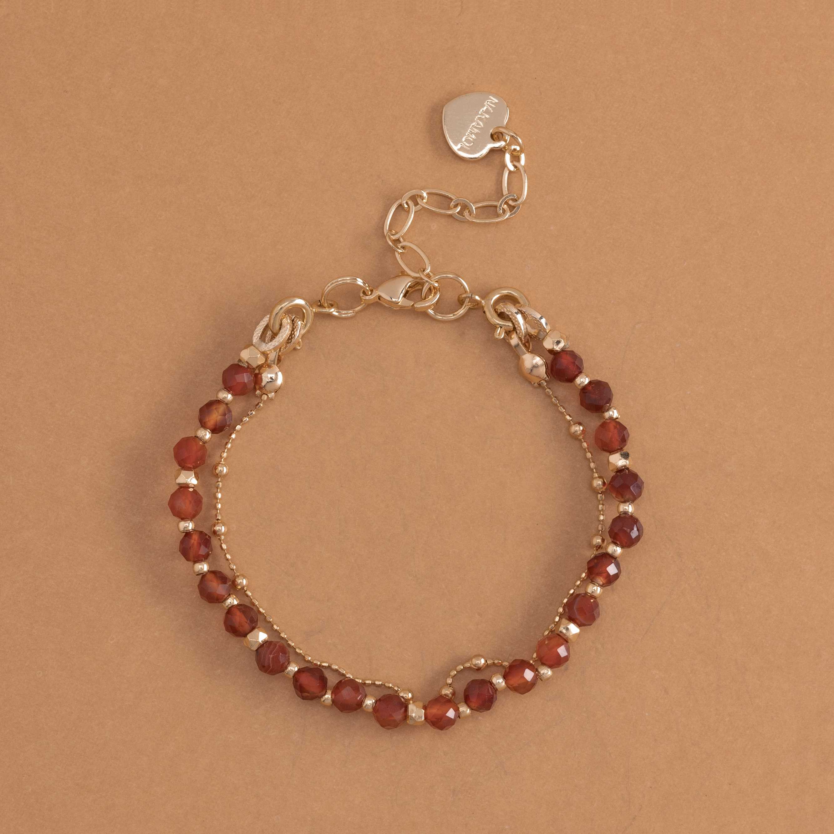 CARNELIAN - LUCKY CHARM BRACELET