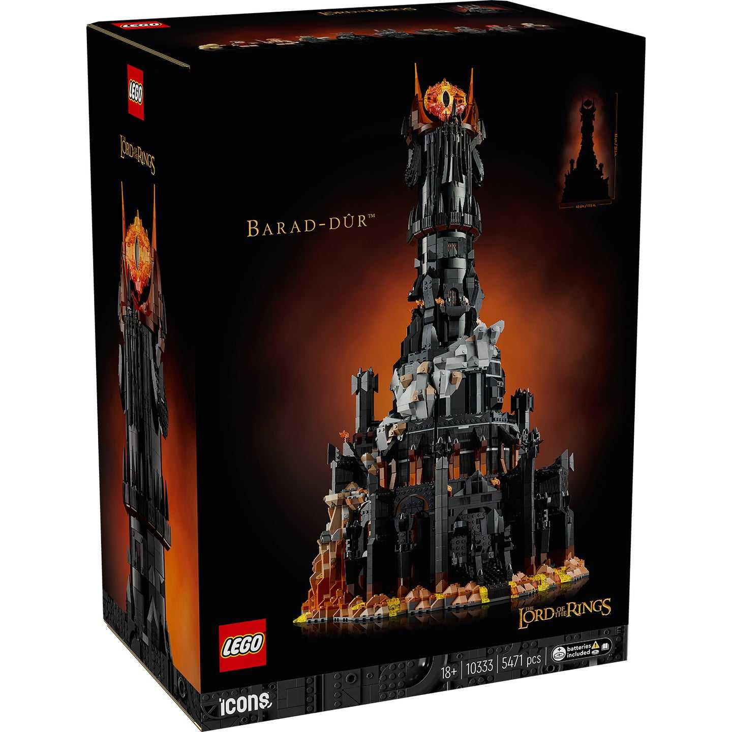 LEGO 10333 The Lord of the Rings: Barad-dûr