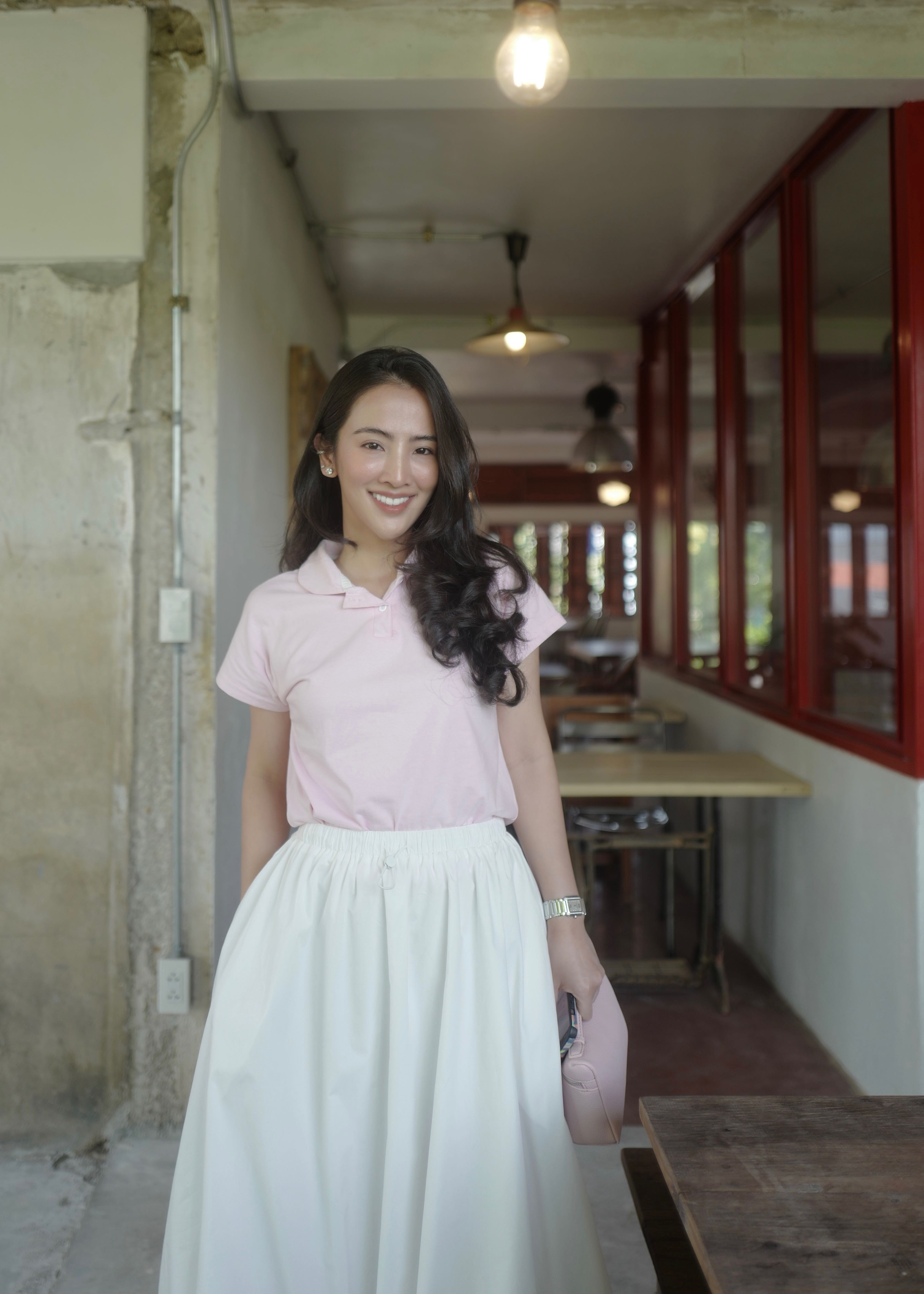 #BJPoloTop240407 (490THB)—pink/purple—