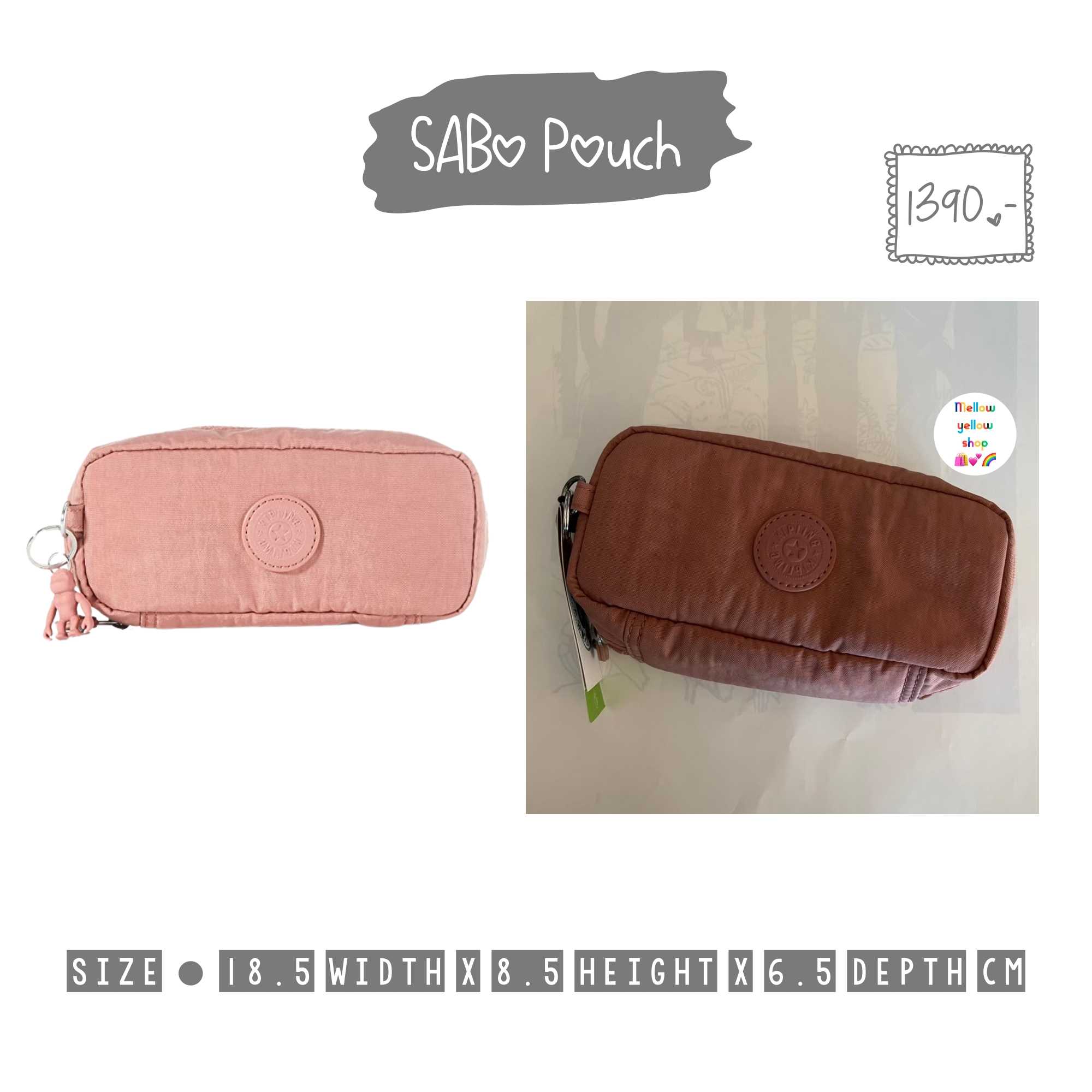 KIPLING Sabo medium pouch #กระเป๋าเครื่องสำอางค์ #Kipling #กระเป๋าลิง #Kiplingของแท้