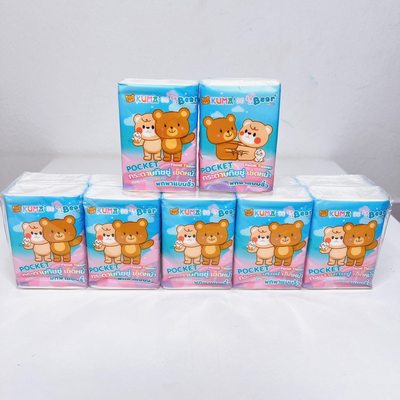 กระดาษเช็ดหน้า Kuma MINI 10 แผ่น  แพ็ค