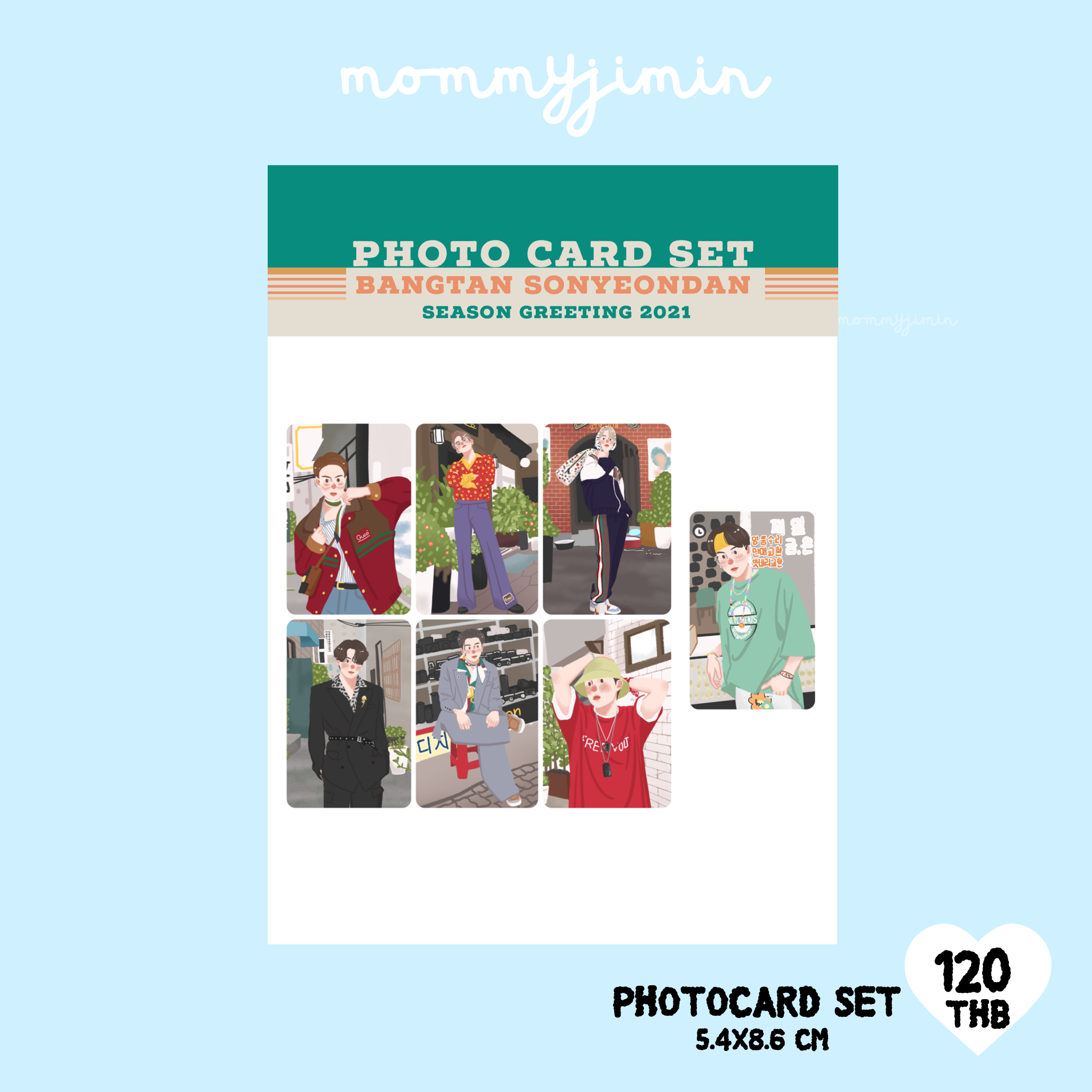 Photo card set 💜 BTS