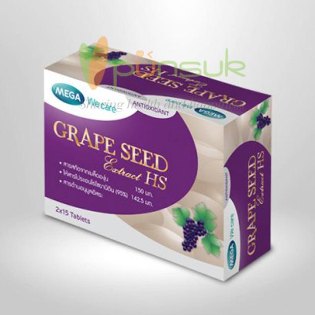 MEGA We care GRAPE SEED EXTRACT HS (30 Tablets)
