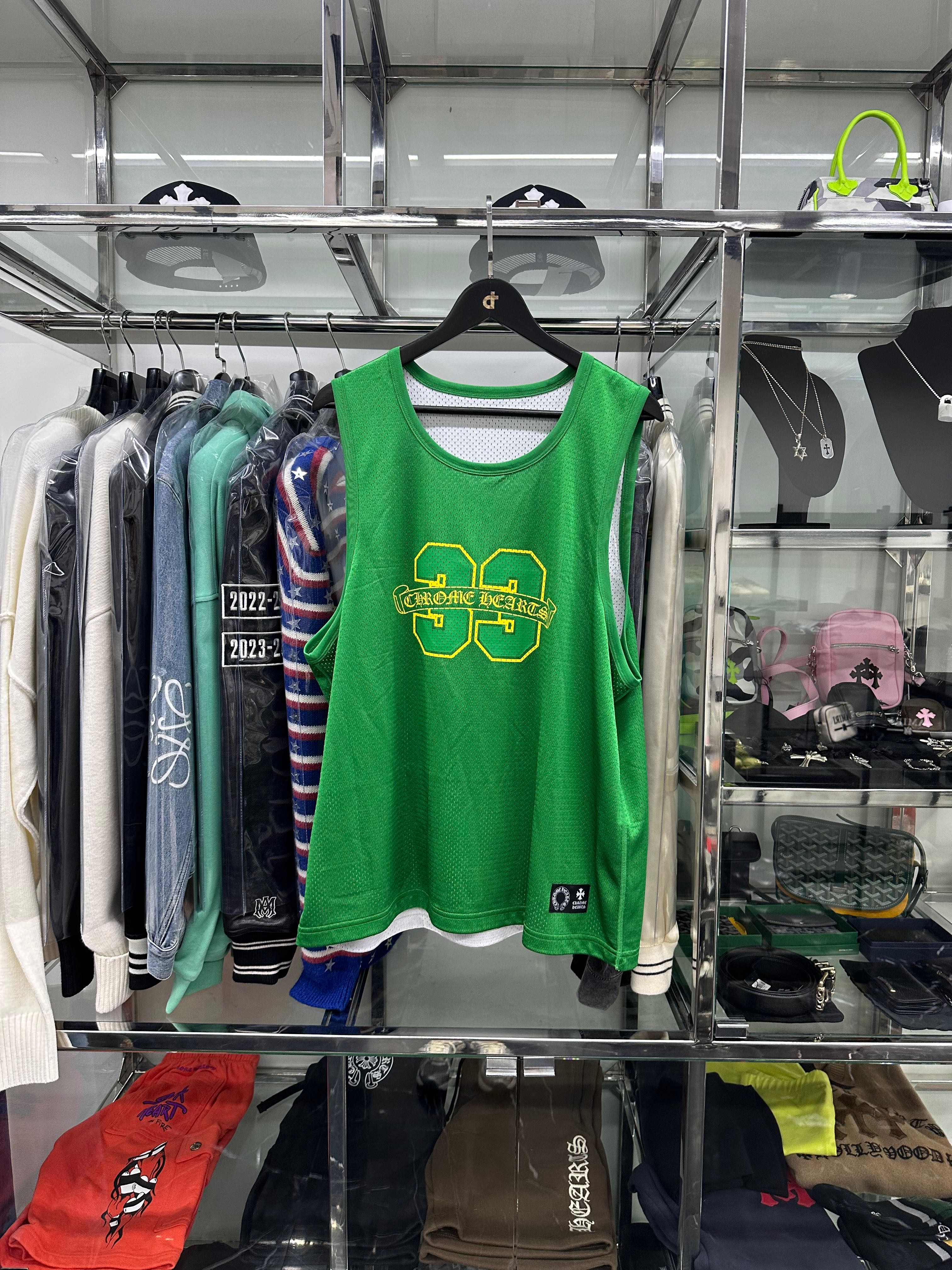 Chrome Hearts Green Jersey Vest 