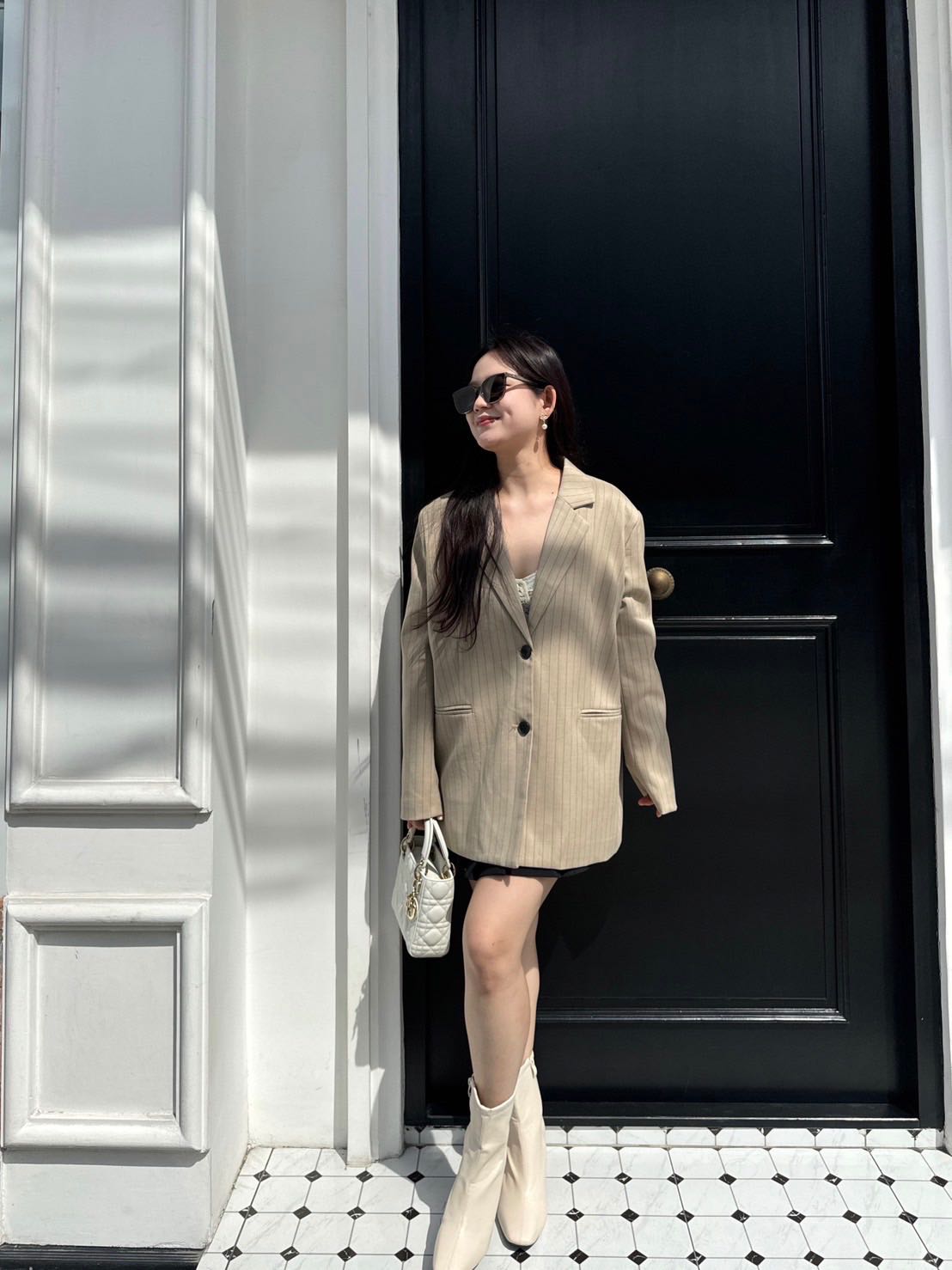  M073 - Striped Woman Blazer