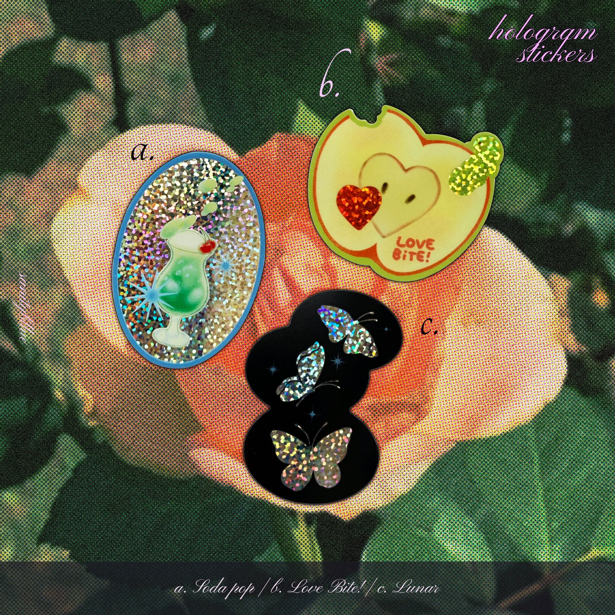 Hologram Sticker 🍎