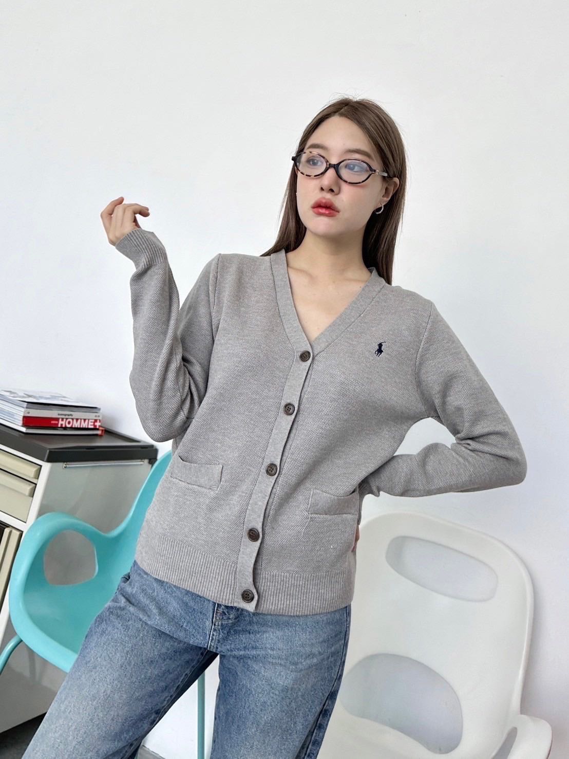 ( SALE ) RALPH LAUREN CARDIGAN V NECK 