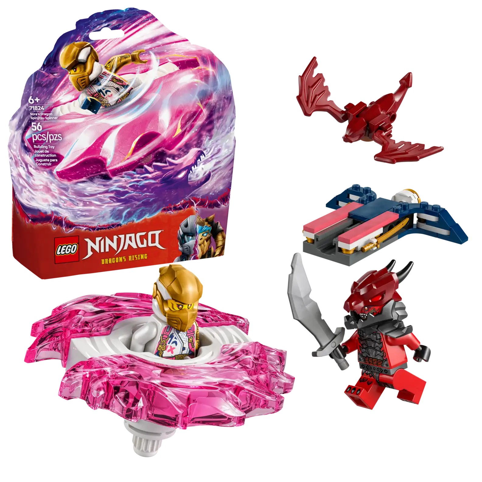 LEGO 71824 Sora's Dragon Spinjitzu Spin..(สินค้าซื้อแล้วไม่รับเปลี่ยนคืน)