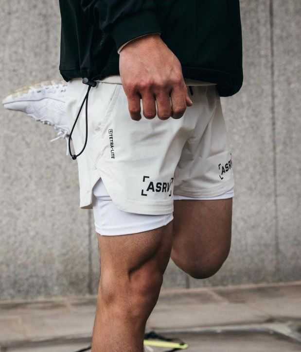 กางเกงขาสั้น ASRV #10 / ผ้าโพลีเอสเตอร์ ซับในเป็นกางเกงรัดกล้ามอย่างดี ผ้านิ่มใส่สบาย ไม่คัน