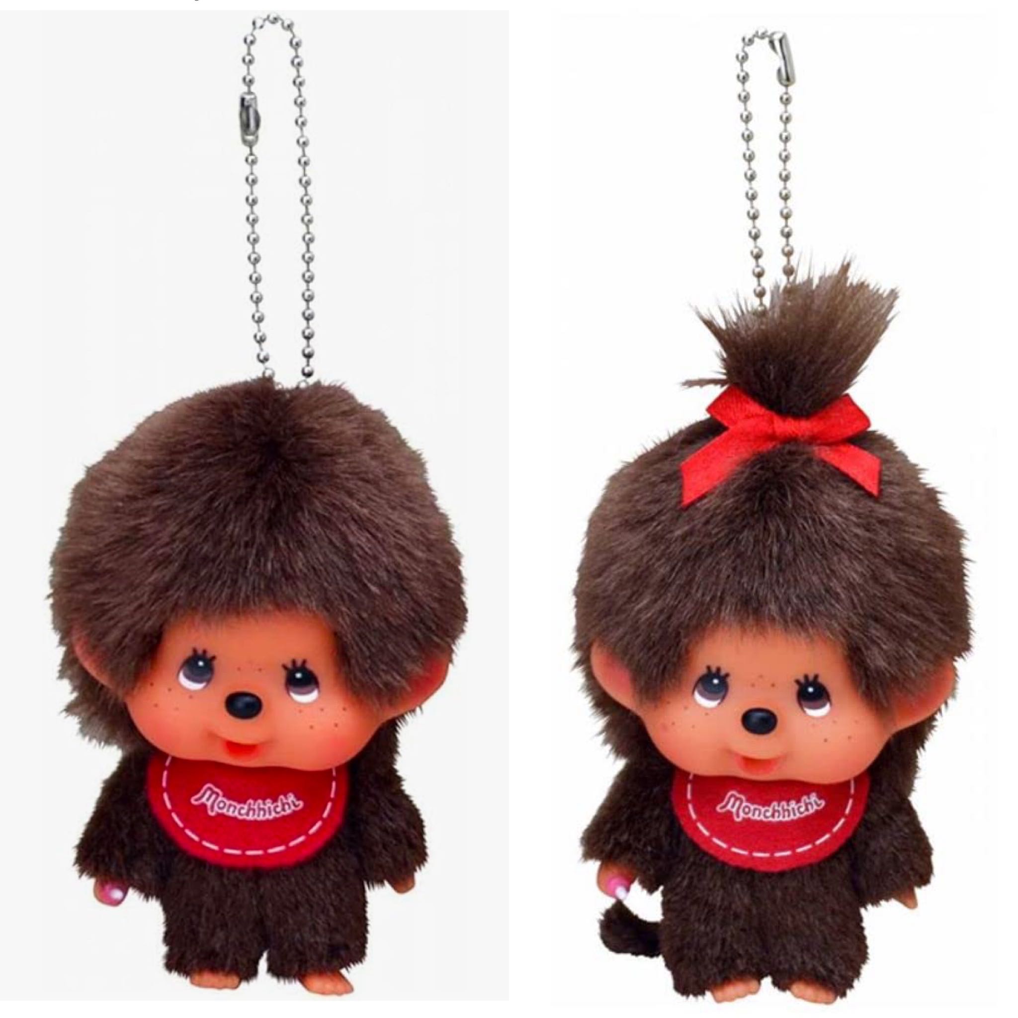 Sekiguchi Facial Monchhichi SS Girl Keychain