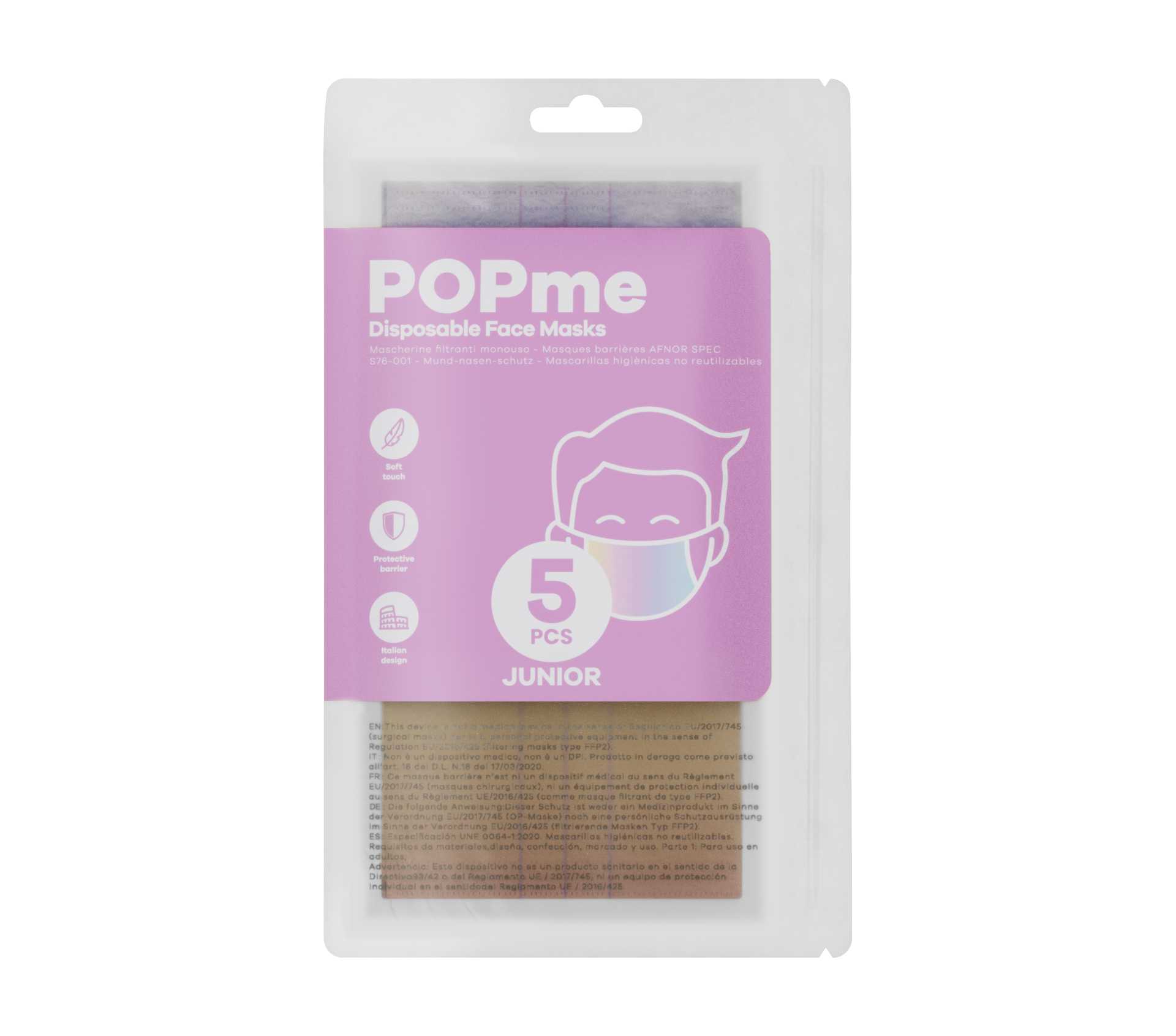 POPme mask - Rainbow JUNIOR Mask