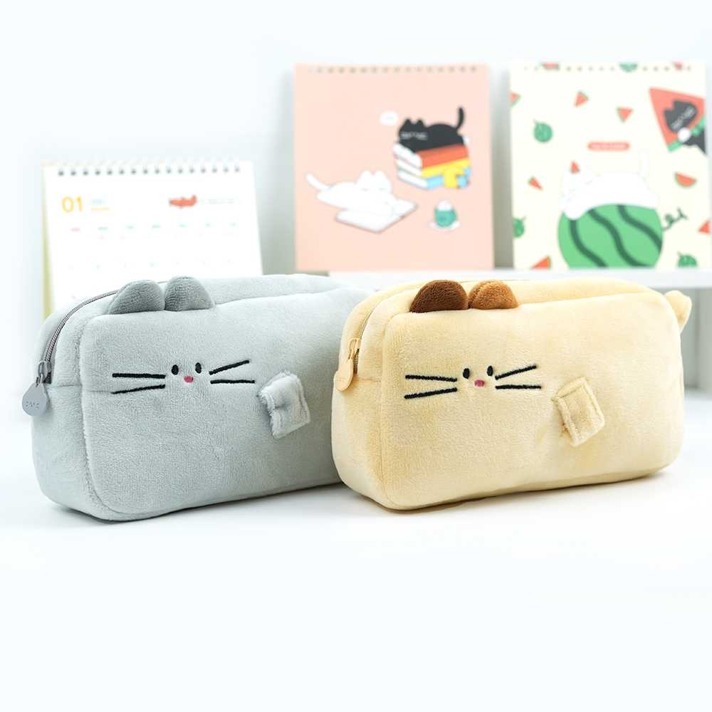 Nyangnyang Pencil Case กระเป๋าดินสอรูปแมว ลิขสิทธิ์แท้ Pinkfoot