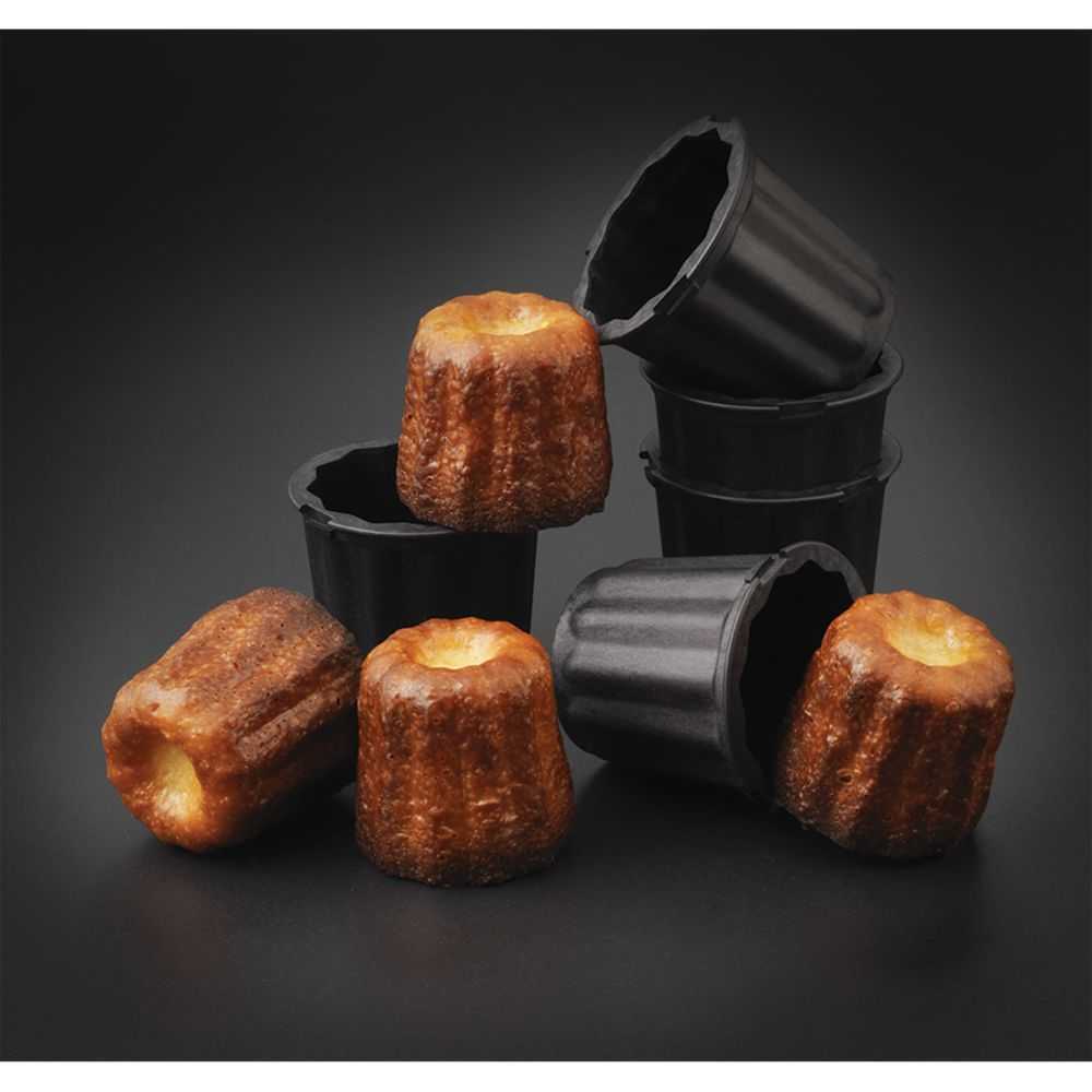 345415 (Size 35)  Exoglass  Cannele Mold Set 6 pcs.