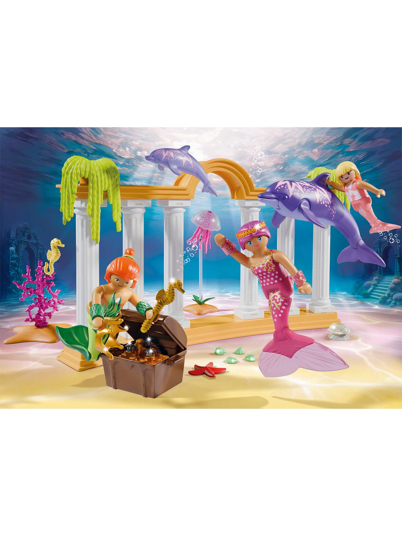 Playmobil 71861 โปรโมแพ็ค สมบัตินางเงือกกับโลมา