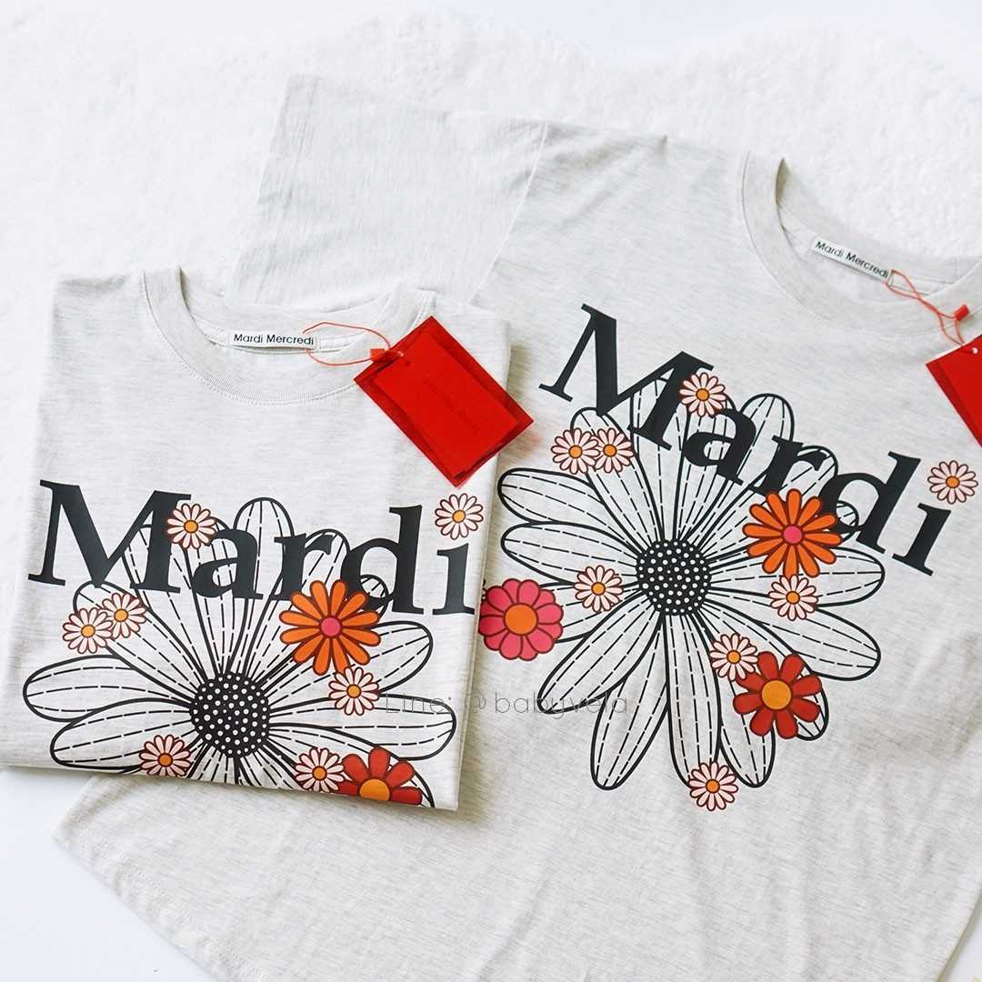 Mardi Flower Blossom Oatmeal T-Shirt