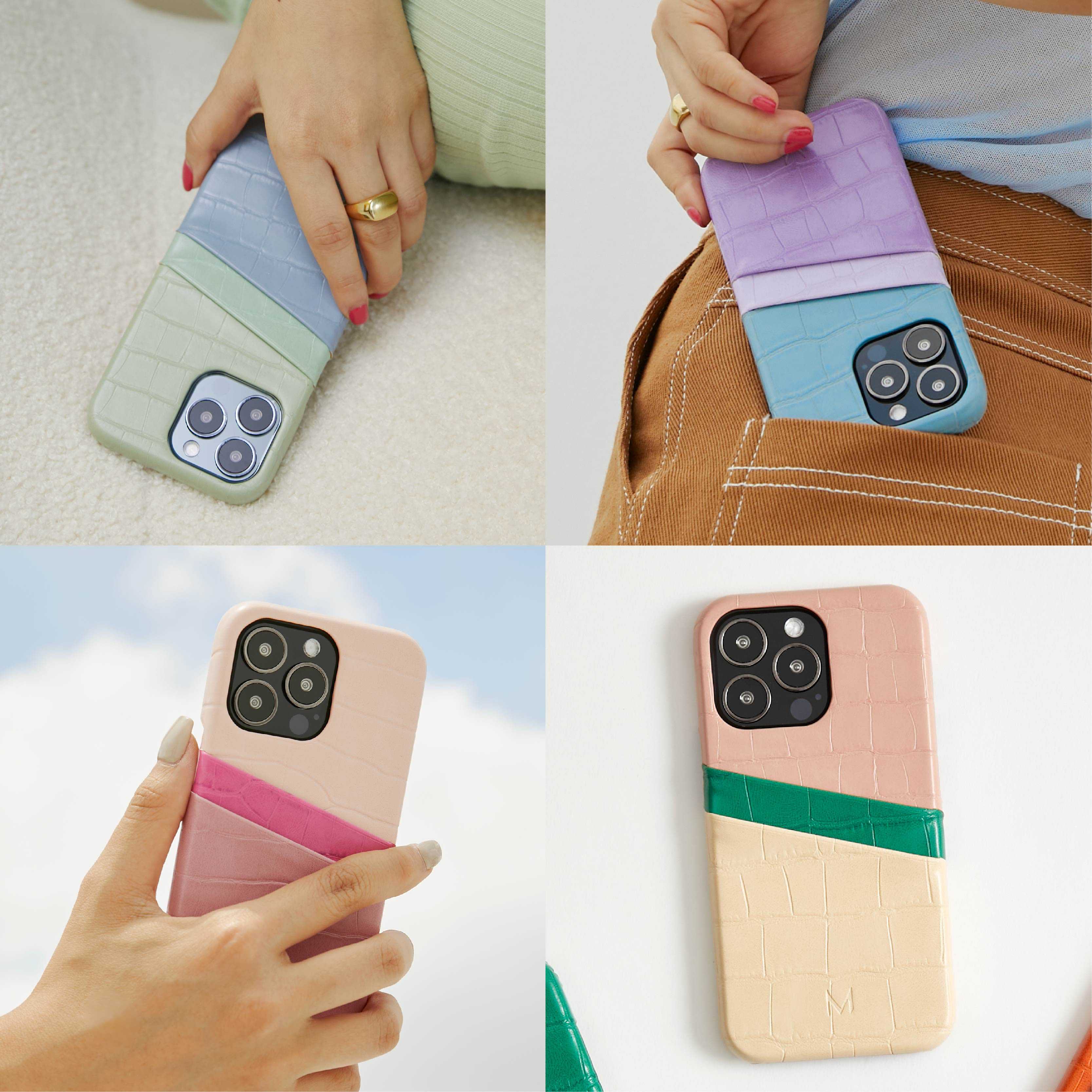 MUSE 3Tone Card Holder Phone Case COLORFUL (13/13Pro/13Pro Max)