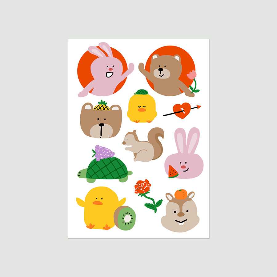 Sticker: Zoo