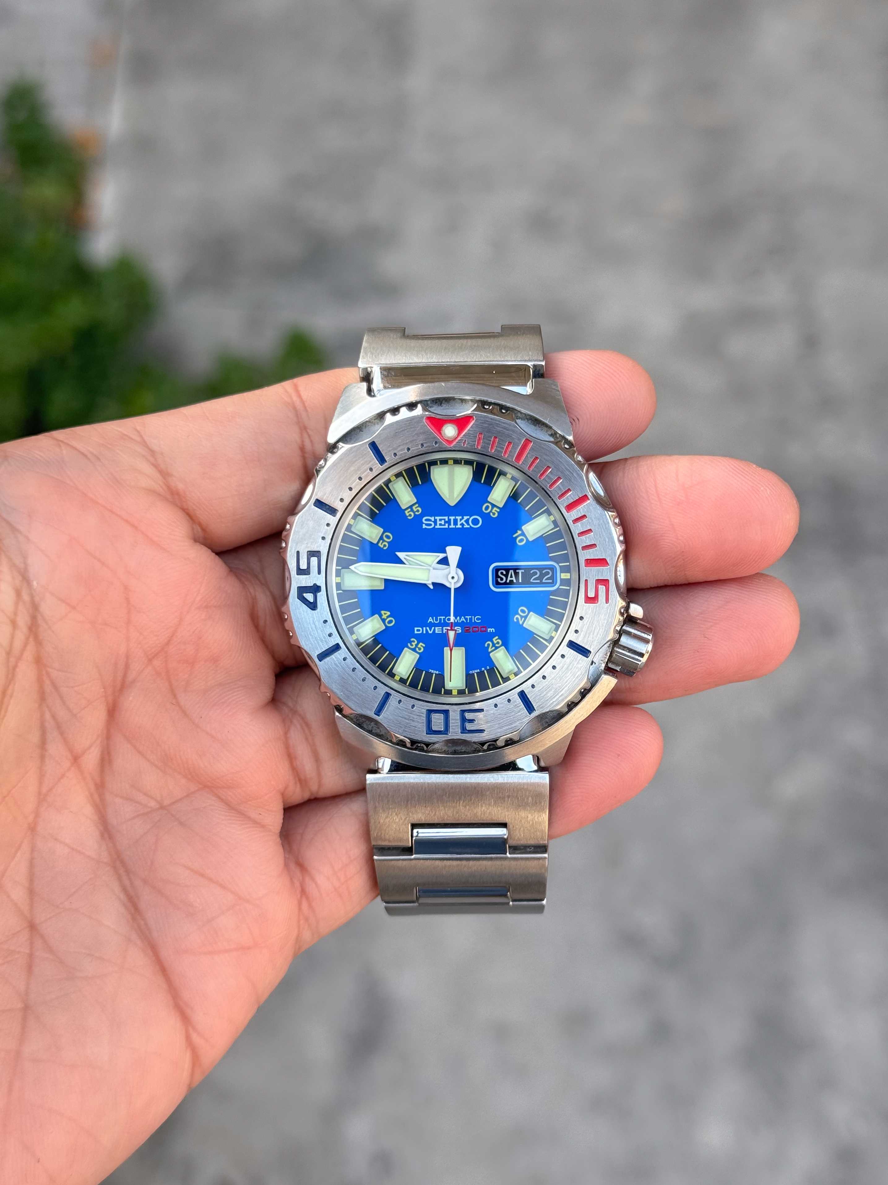 Seiko Blue Monster Limited Edition Automatic King Size Day-Date