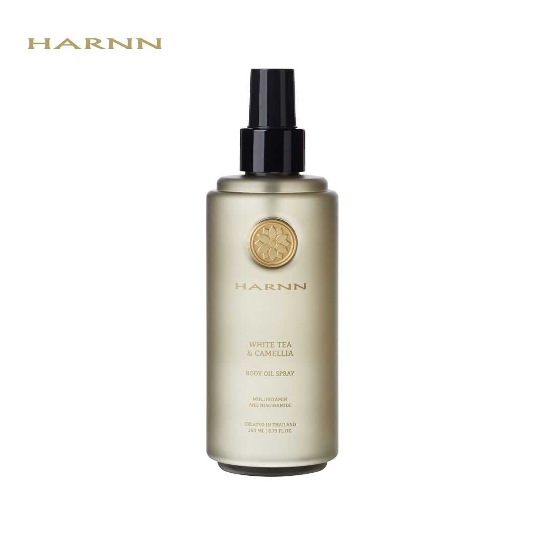 HARNN WHITE TEA & CAMELLIA BODY OIL SPRAY 260 ML.