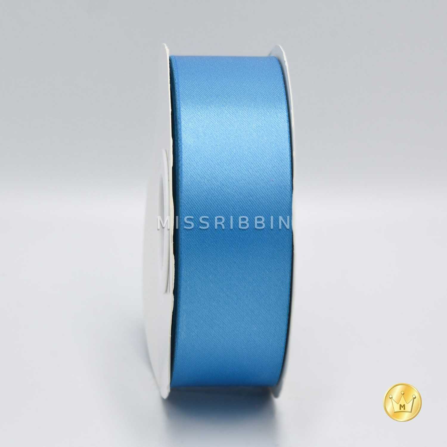 ริบบิ้นผ้าต่วน (สี 602) ม้วนยาว 50/200หลา ขนาด 12 15 21 30 40 50 60มม.