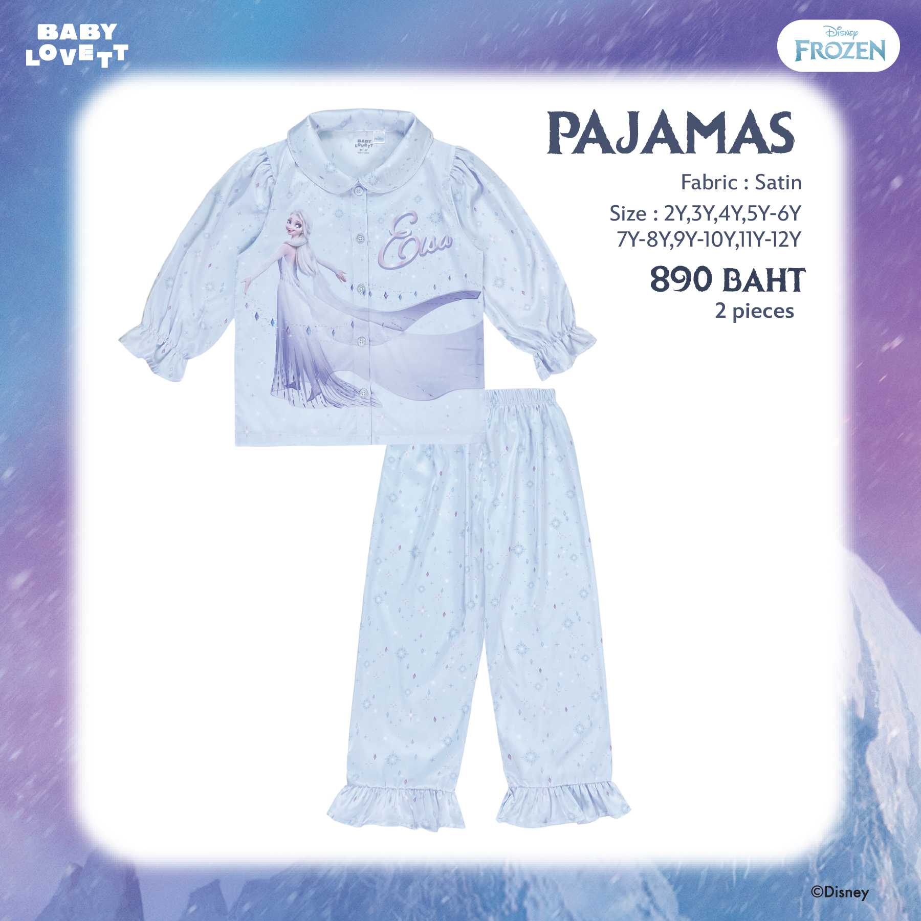 14 ❄️F2❄️ Frozen Disney - Pajamas