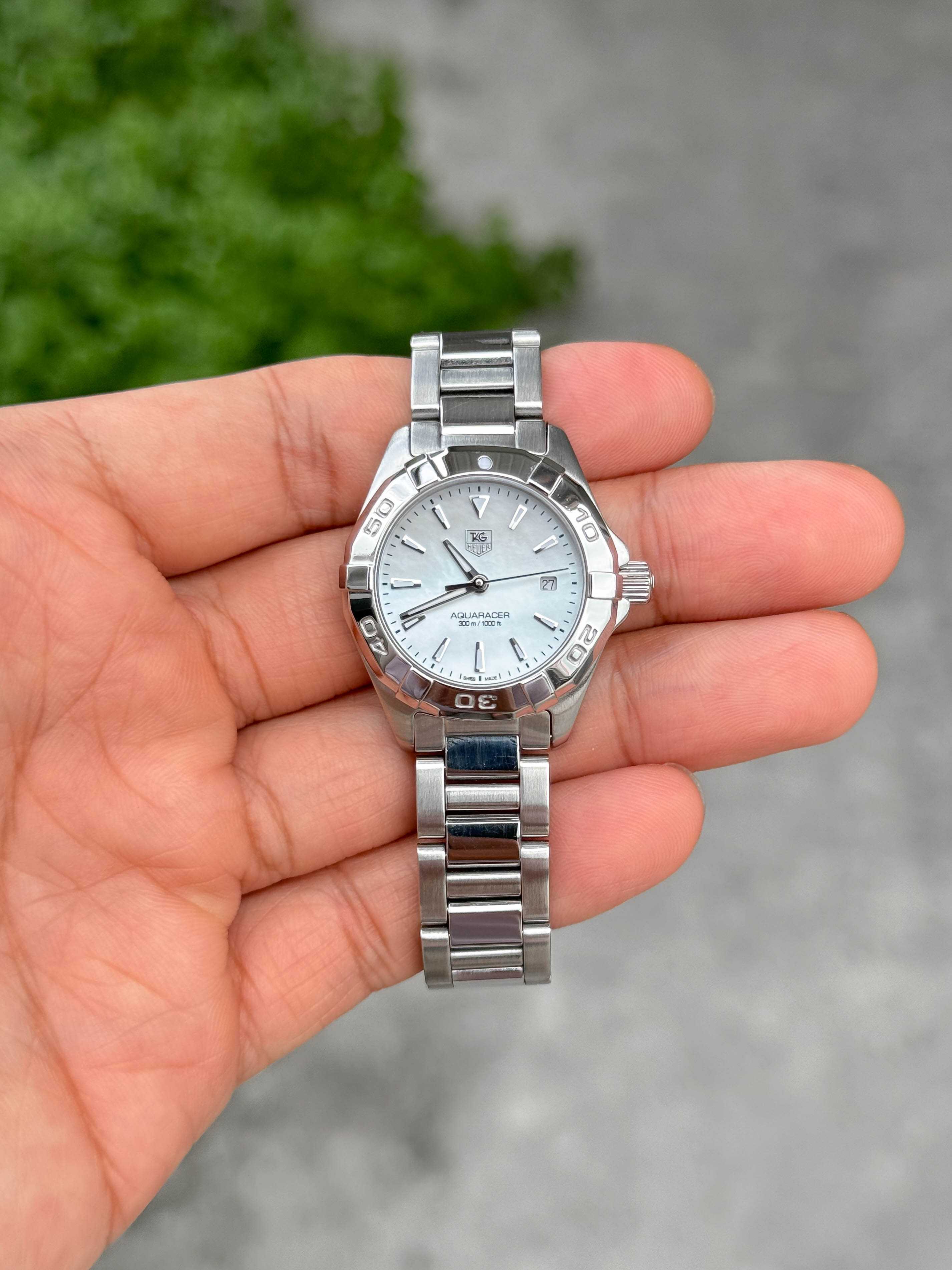 Tag Heuer Aquaracer Lady Size Quartz หน้ามุกขาว