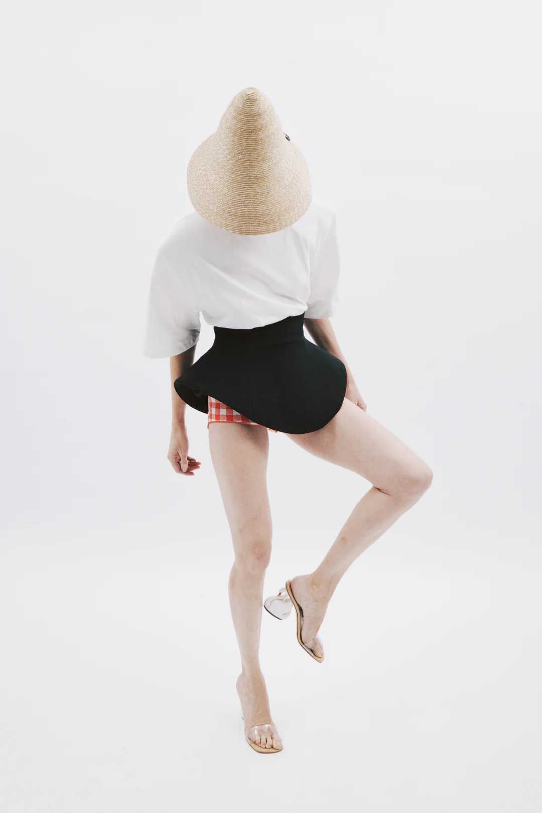 A.W.A.K.E. Volumnous Top with Shoulder Pads - White