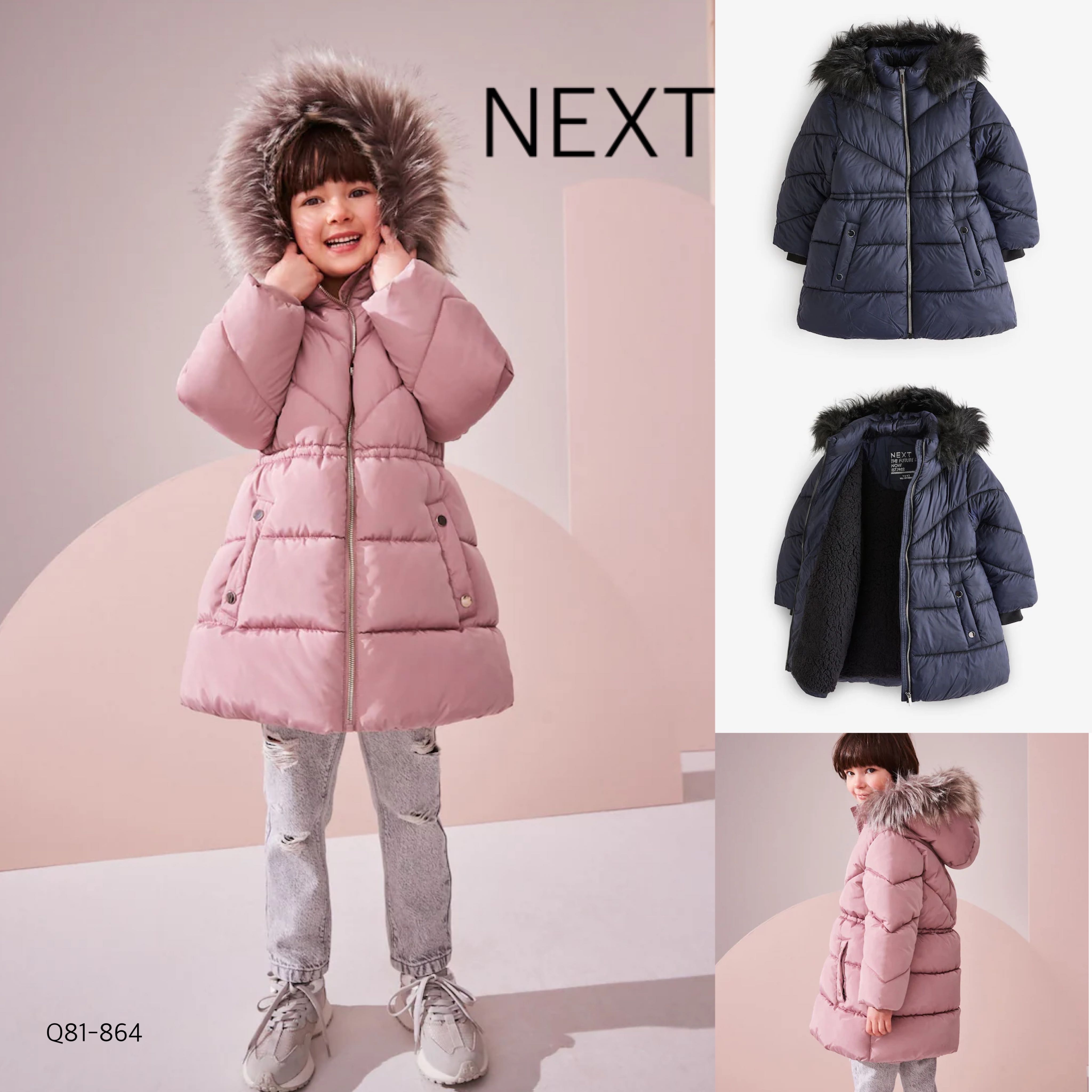 Preorder12-15วัน-(NEXT) Size3y-16y / ติดลบได้-20 กันลม กันน้ำ /Q81-864