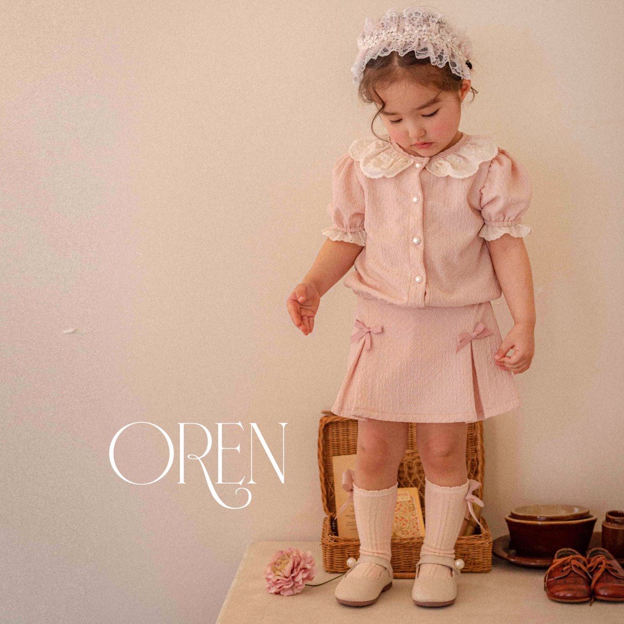 Honey Ribbon Lace Top and Bottom Set (pre-order)