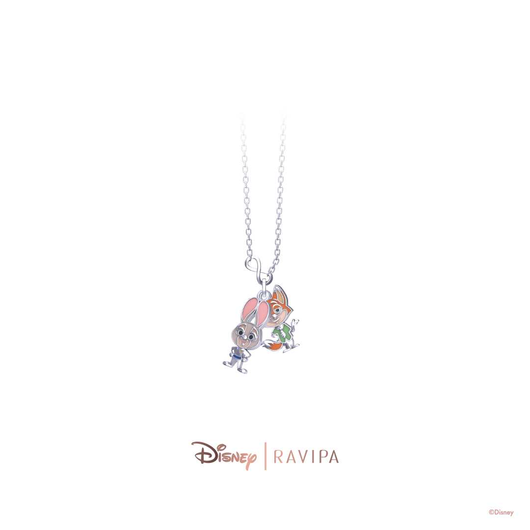 Disney 100 Nick & Judy Necklace