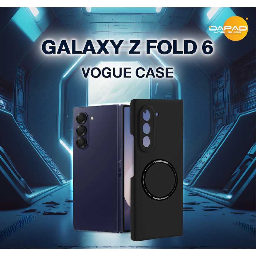 VOGUE CASE สำหรับรุ่น Galaxy Z FOLD 6 เคสกันกระแทก มี Magsafe ชาร์จไร้สายได้ เคสฝาพับ หรูหรา